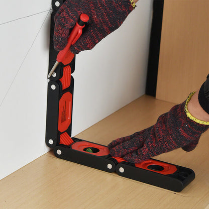 📐Multifunctional folding spirit level ruler