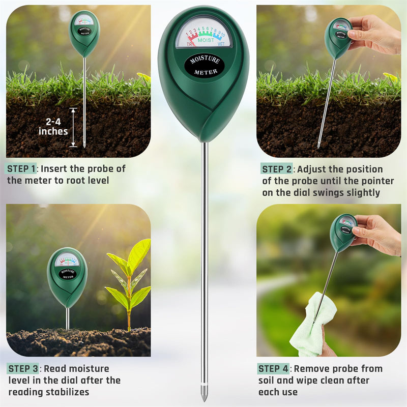 🌱 LIMITED‑TIME 50% OFF! 💦 Professional soil moisture meter for indoor & outdoor plants – Handy, Accurate, Plant‑friendly ✨