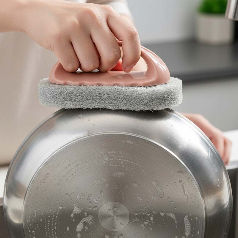 Multi-Purpose Cleaning Brush with Handle
