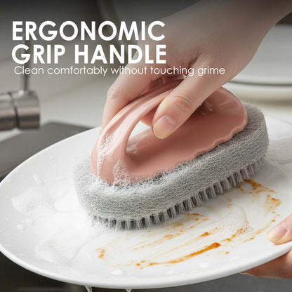 Multi-Purpose Cleaning Brush with Handle