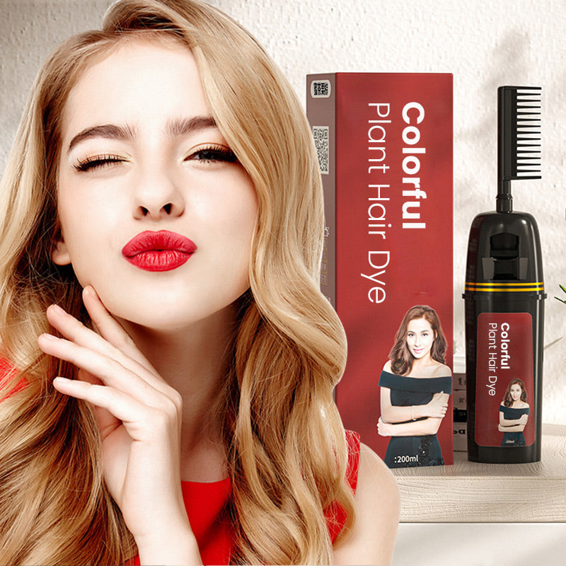 🔥2026 HOT SALE🔥Colorful Plant Hair Dye – With Innovative Comb Applicator!🌈