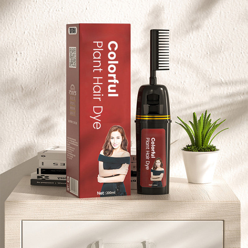 🔥2026 HOT SALE🔥Colorful Plant Hair Dye – With Innovative Comb Applicator!🌈