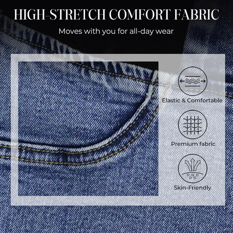 Women's High-Waist Stretch Flare Denim Jeans