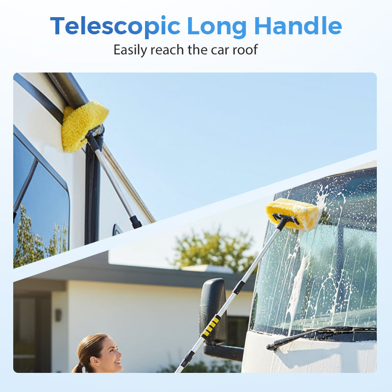 Extendable Car Wash Brush with Long Handle