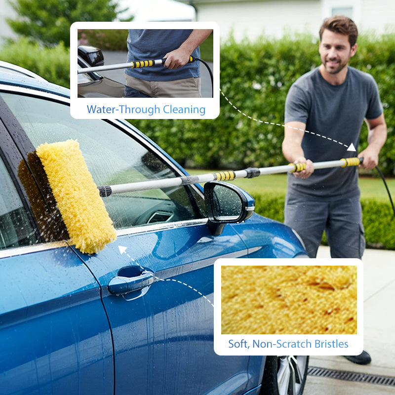 Extendable Car Wash Brush with Long Handle