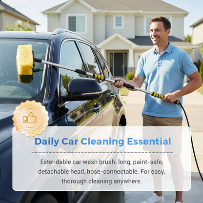 Extendable Car Wash Brush with Long Handle