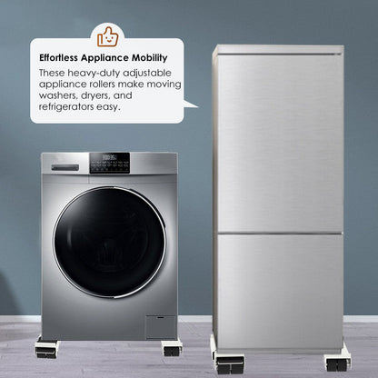 Heavy-Duty Adjustable Appliance Rollers