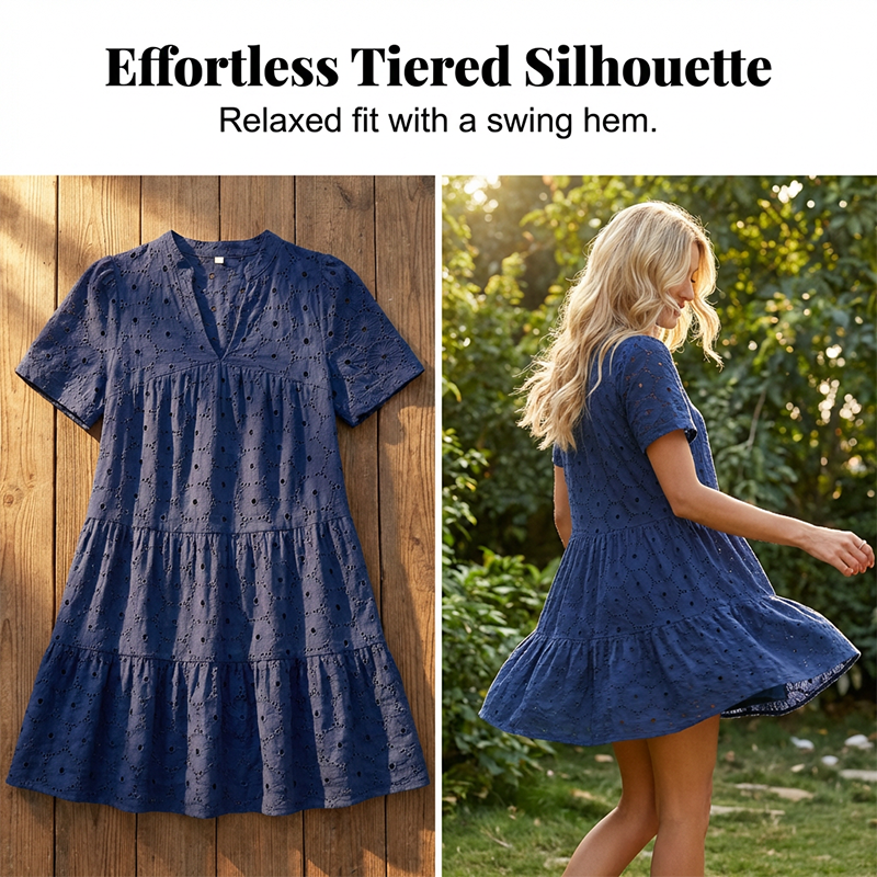 💃LAST DAY SAEL 60% OFF!!✨Women's Summer Lace Flowy Babydoll Dress