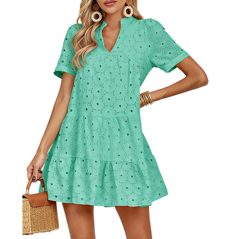 💃LAST DAY SAEL 60% OFF!!✨Women's Summer Lace Flowy Babydoll Dress