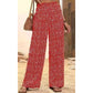 💗LAST DAY SALE 50% OFF⏰Women's Smocked High Waist Wide Leg Pants👖
