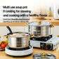 5-Piece Stainless Steel Cookware Set with Glass Lids