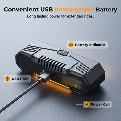 🚴 50% OFF NOW! 🔦 Wireless Turn Signal Light for Bicycles – Rechargeable, Waterproof & Perfect for Night Safety 💡