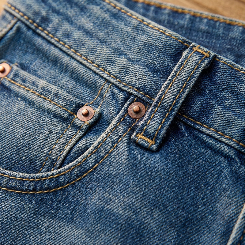 Women's Vintage High-Waist Wide-Leg Jeans
