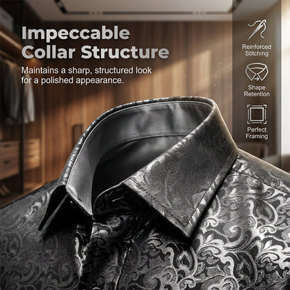Modern Fit Printed Long Sleeve Shirt