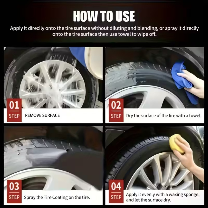 Car Tire and Plastic Trim Renewal Paste