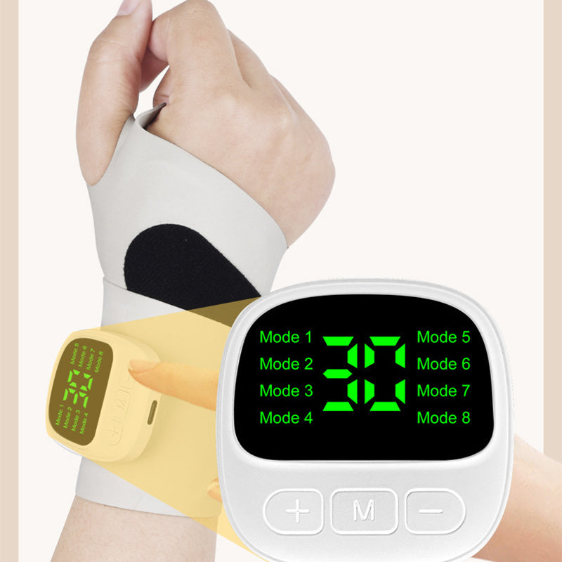 💆 LIMITED‑TIME 50% OFF! 💥Smart Wrist Massager Brace – 8 Modes & 30 Intensity Levels