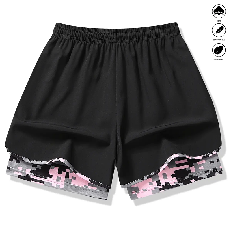 Women's Casual Athletic Shorts with Built-in Liner