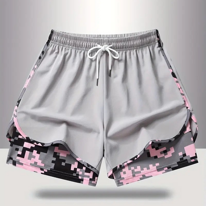 Women's Casual Athletic Shorts with Built-in Liner