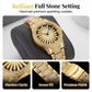🔥Men's Iced-Out Watch with Rotating Dial – Sparkling Crystals, Precise Quartz & Butterfly Clasp✨