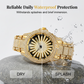 🔥Men's Iced-Out Watch with Rotating Dial – Sparkling Crystals, Precise Quartz & Butterfly Clasp✨