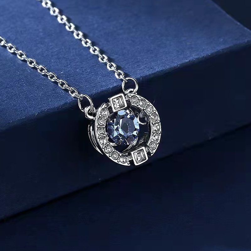 💐50% OFF💖Sweatproof Dancing Rhinestone Necklace – Non‑stop sparkle, light & comfy💃