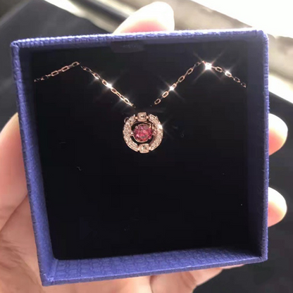 💐50% OFF💖Sweatproof Dancing Rhinestone Necklace – Non‑stop sparkle, light & comfy💃