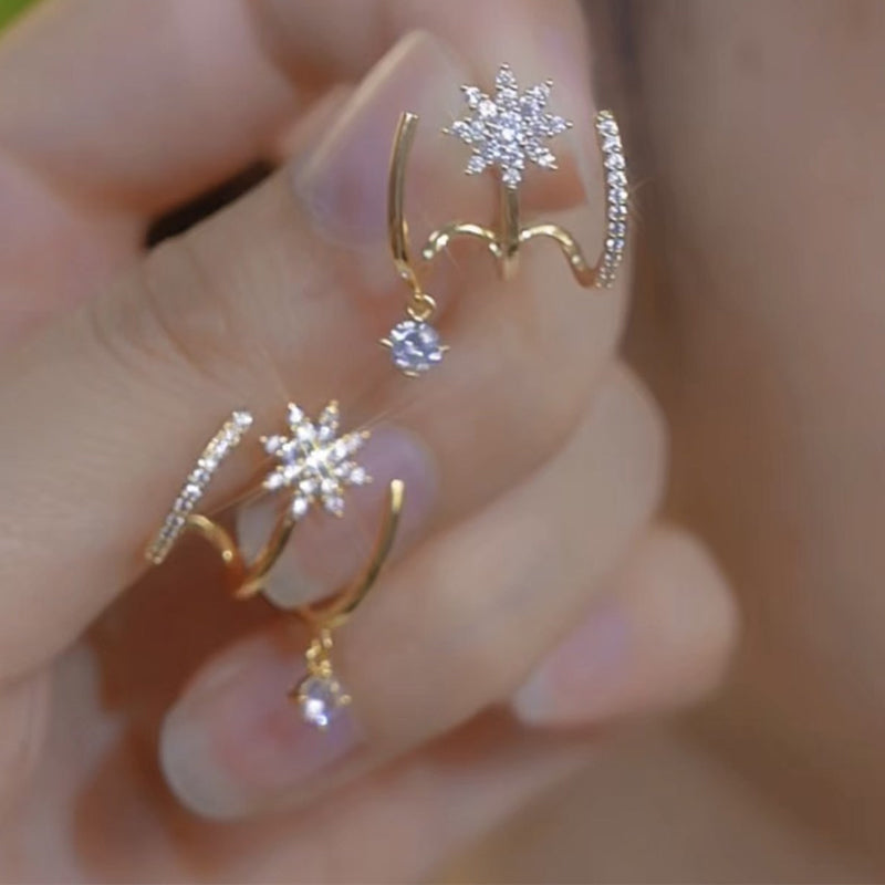 Sparkling Claw Earrings for Women