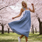 Women's Casual Loose Overall Dress with Pockets