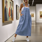 Women's Casual Loose Overall Dress with Pockets