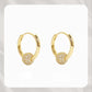 🥳HOT SALE🥳Gold Circle Earrings with Small Ball – Hypoallergenic, Long-Lasting Shine & Perfect for Daily Wear 🌟