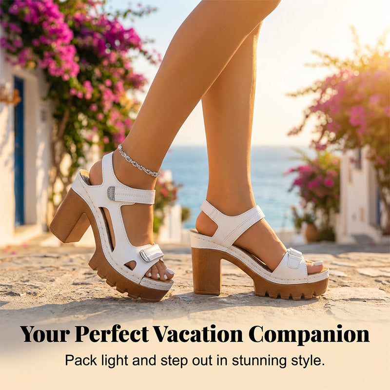 👡50% OFF NOW!🔥Women's Summer Platform One-Strap Sandals – Comfortable, Lightweight & Perfect for Beach or Daily Wear☀️
