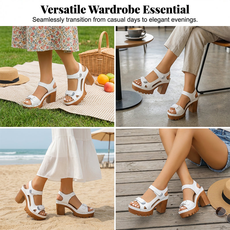 👡50% OFF NOW!🔥Women's Summer Platform One-Strap Sandals – Comfortable, Lightweight & Perfect for Beach or Daily Wear☀️