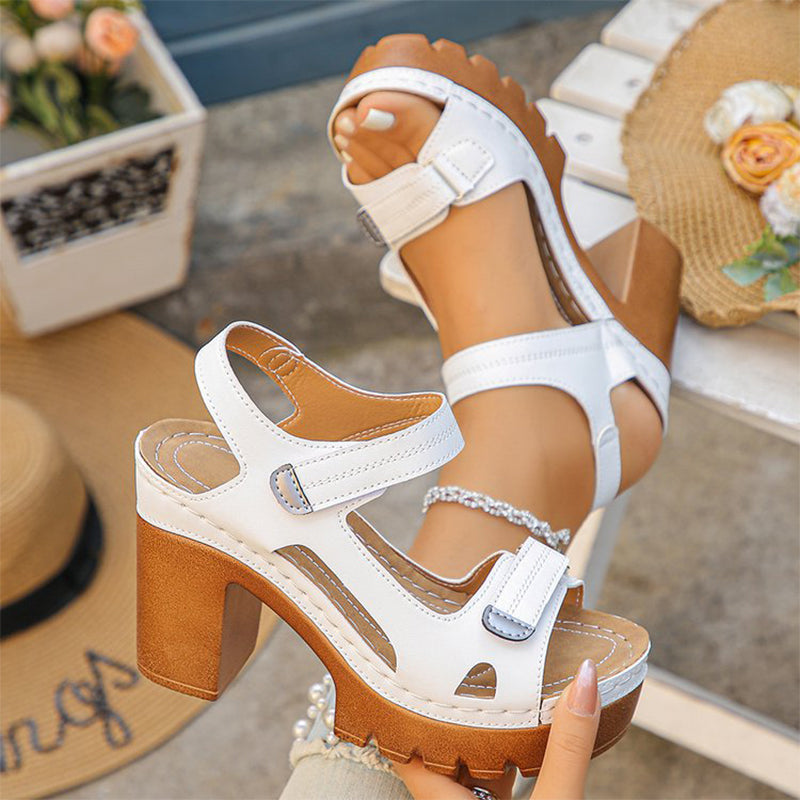 👡50% OFF NOW!🔥Women's Summer Platform One-Strap Sandals – Comfortable, Lightweight & Perfect for Beach or Daily Wear☀️
