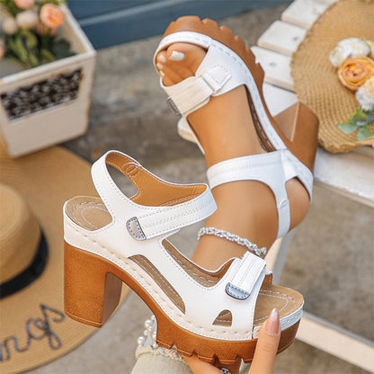 👡50% OFF NOW!🔥Women's Summer Platform One-Strap Sandals – Comfortable, Lightweight & Perfect for Beach or Daily Wear☀️