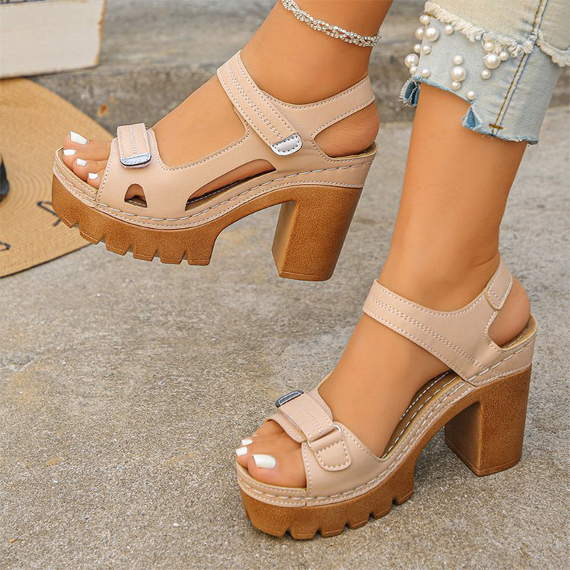 👡50% OFF NOW!🔥Women's Summer Platform One-Strap Sandals – Comfortable, Lightweight & Perfect for Beach or Daily Wear☀️