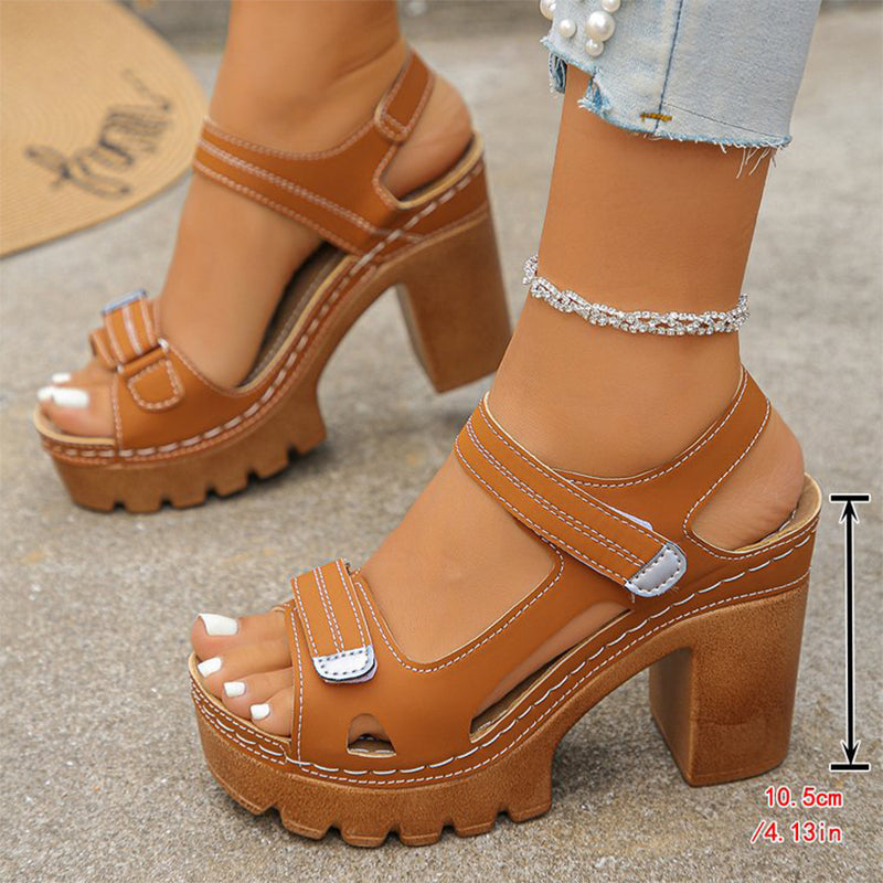 👡50% OFF NOW!🔥Women's Summer Platform One-Strap Sandals – Comfortable, Lightweight & Perfect for Beach or Daily Wear☀️