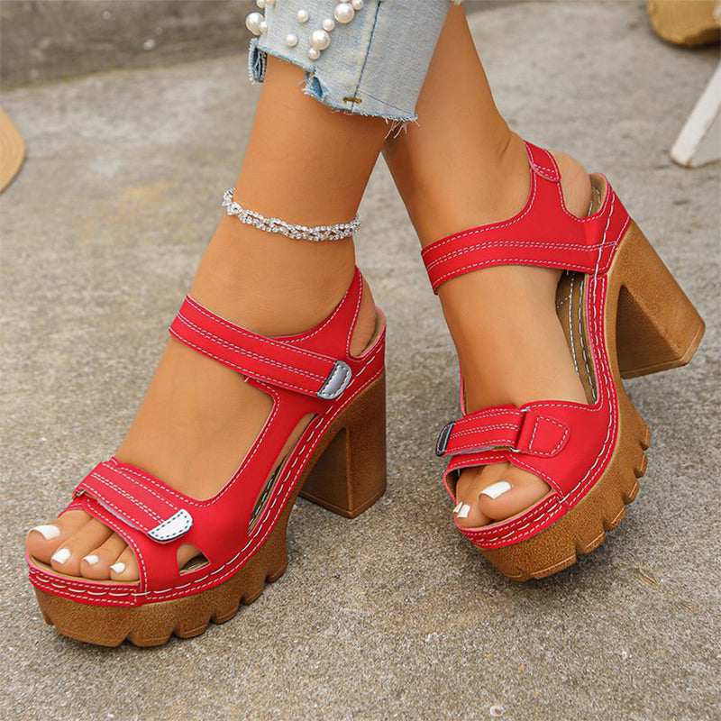 👡50% OFF NOW!🔥Women's Summer Platform One-Strap Sandals – Comfortable, Lightweight & Perfect for Beach or Daily Wear☀️