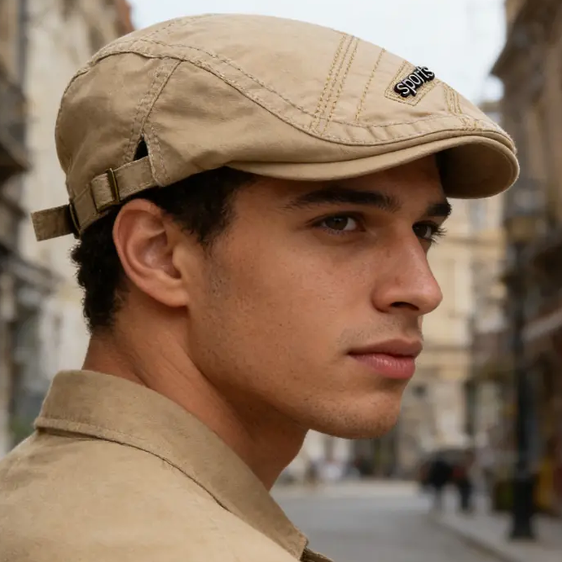 All-Season Breathable Classic Flat Cap