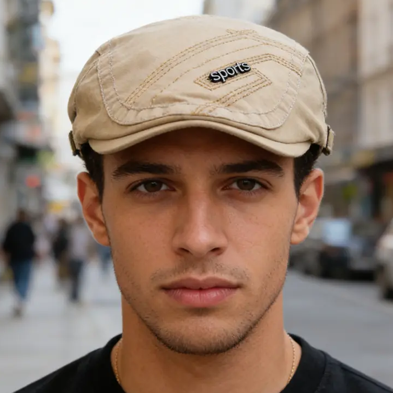 All-Season Breathable Classic Flat Cap