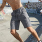 Men's Casual Cargo Shorts with Elastic Waist