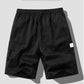Men's Casual Cargo Shorts with Elastic Waist