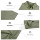 Men's Cotton Linen Short Sleeve Collared Shirt