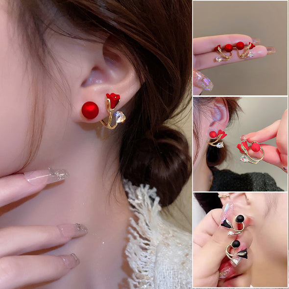 Versatile tulip flower earrings