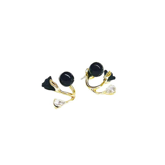 Versatile tulip flower earrings