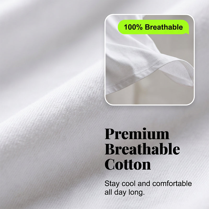 5-Pack Versatile Solid Color T-Shirt