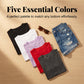 5-Pack Versatile Solid Color T-Shirt