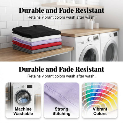 5-Pack Versatile Solid Color T-Shirt