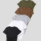 5-Pack Versatile Solid Color T-Shirt