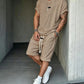 Men's Casual T-Shirt & Shorts Set