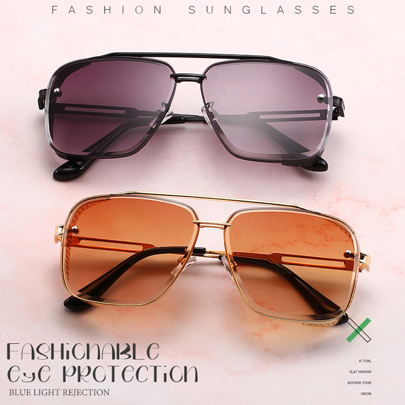 💐50% OFF🌞Retro Metal Frame Sunglasses – UV400 Anti-Glare Protection 🛡️